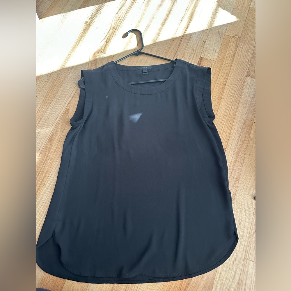 Black Sheer Tank Top